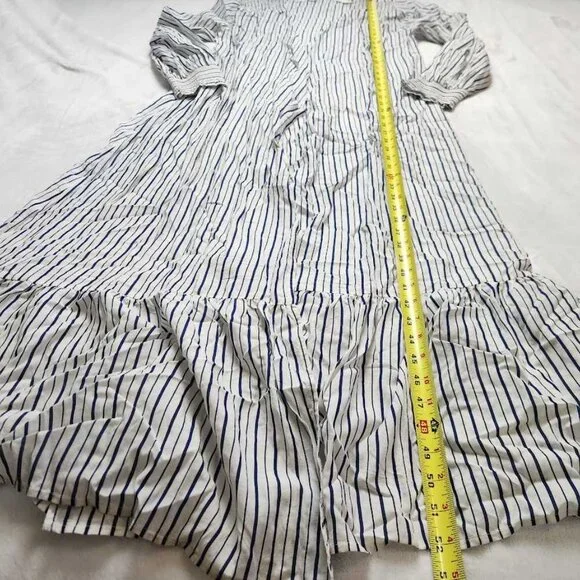 New (missing tie) Women's S By Anthropologie stripe lightweight robe